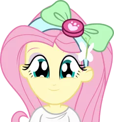 Size: 7000x7522 | Tagged: safe, artist:luckreza8, derpibooru import, fluttershy, eqg summertime shorts, equestria girls, pet project, .svg available, absurd resolution, bow, clothes, cute, looking at you, shyabetes, simple background, smiling, solo, transparent background, vector