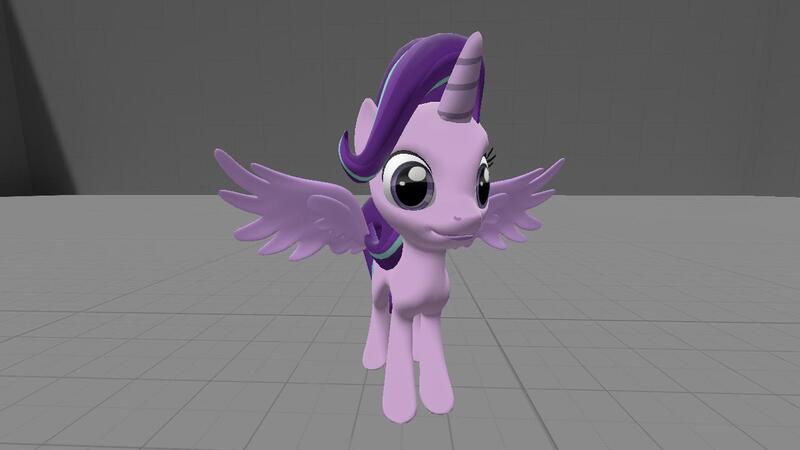 Size: 1280x720 | Tagged: safe, derpibooru import, starlight glimmer, alicorn, pony, 3d, alicornified, race swap, source filmmaker, starlicorn, xk-class end-of-the-world scenario