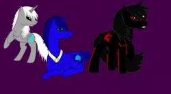 Size: 2000x1100 | Tagged: safe, artist:wildhorses101, derpibooru import, ponified, alicorn, pony, alicornified, race swap, shadow the hedgehog, silver the hedgehog, sonic the hedgehog, sonic the hedgehog (series)