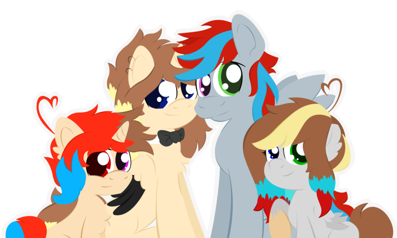 Size: 4430x2658 | Tagged: safe, artist:narmet, derpibooru import, oc, oc:render blair, unofficial characters only, alicorn, pony, family, simple background, transparent background, vector