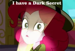 Size: 1275x864 | Tagged: safe, derpibooru import, screencap, pinkie pie, eqg summertime shorts, equestria girls, the canterlot movie club, lamp, making faces with a flashlight