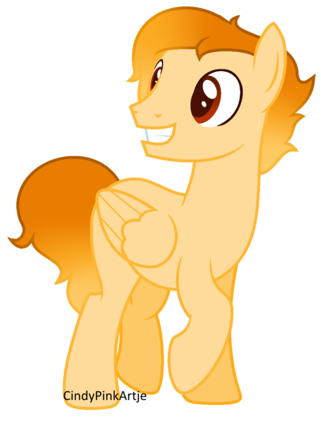 Size: 1024x1344 | Tagged: safe, artist:cindydreamlight, derpibooru import, oc, oc:fire ball, unofficial characters only, pegasus, pony, male, simple background, solo, stallion, transparent background