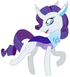 Size: 1024x1125 | Tagged: artist:musicdove, changedling, changedlingified, changeling, changelingified, derpibooru import, rarity, safe, simple background, solo, species swap, transparent background