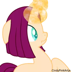 Size: 854x846 | Tagged: safe, artist:cindydreamlight, derpibooru import, oc, oc:pink fire, unofficial characters only, pony, unicorn, base used, female, magic, mare, raised hoof, scrunchy face, simple background, solo, transparent background