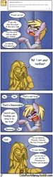 Size: 640x2125 | Tagged: safe, artist:outofworkderpy, derpibooru import, derpy hooves, dinky hooves, pegasus, pony, unicorn, comic, darth vader, female, funny, luke skywalker, mare, muffin button, outofworkderpy, parody, star wars, tumblr, tumblr comic