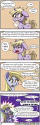 Size: 1280x4000 | Tagged: safe, artist:outofworkderpy, derpibooru import, derpy hooves, dinky hooves, pegasus, pony, unicorn, comic:family matters, bandaid, comic, duo, duo female, equestria's best mother, female, filly, hug, mare, messy mane, mother and daughter, mouth hold, outofworkderpy, stars, sweat, sweatdrop, tumblr, tumblr comic