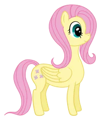 Size: 4753x5538 | Tagged: safe, artist:mfg637, derpibooru import, fluttershy, pony, absurd resolution, simple background, solo, transparent background, vector