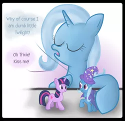 Size: 1064x1030 | Tagged: safe, artist:041744, derpibooru import, trixie, twilight sparkle, pony, cropped, female, lesbian, shipping, toy, twixie