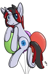 Size: 681x1052 | Tagged: safe, artist:ponballoon, deleted from derpibooru, derpibooru import, oc, oc:quantum shift, unofficial characters only, balloon pony, inflatable pony, pony, balloon, floating, inflatable, inflatable toy