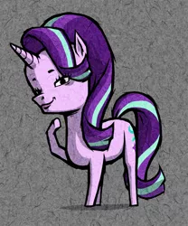 Size: 832x1000 | Tagged: safe, artist:dalapony, derpibooru import, starlight glimmer, pony, unicorn, smug, solo, style emulation, the legend of zelda, the legend of zelda: the wind waker