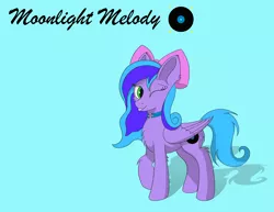 Size: 3300x2550 | Tagged: safe, artist:lunar froxy, derpibooru import, oc, oc:moonlight melody, unofficial characters only, pegasus, pony, bow, chest fluff, collar, female, flowy mane, mare, reference sheet, shadow, simple background, solo, tongue out