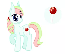 Size: 1346x1127 | Tagged: safe, artist:casanova-mew, derpibooru import, oc, oc:sugarpop, unofficial characters only, earth pony, pony, female, magical lesbian spawn, mare, offspring, parent:bon bon, parent:lyra heartstrings, parents:lyrabon, reference sheet, solo