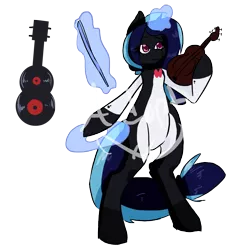 Size: 6000x6000 | Tagged: safe, artist:magestii, derpibooru import, oc, unofficial characters only, pony, absurd resolution, magical lesbian spawn, offspring, parent:octavia melody, parent:vinyl scratch, parents:scratchtavia, solo