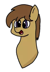 Size: 700x1000 | Tagged: safe, artist:lionheart, derpibooru import, oc, oc:lionheart, unofficial characters only, earth pony, pony, bust, doodle, happy, portrait, simple, solo