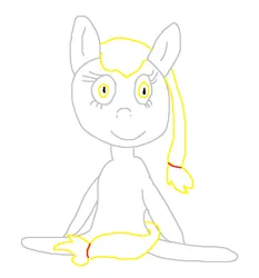 Size: 584x626 | Tagged: safe, derpibooru import, derpy hooves, pony, 1000 hours in ms paint, dead eyes, female, looking at you, mare, ms paint, nightmare fuel, simple background, smiling, staring into your soul, white background, wingless, you tried