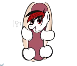 Size: 3500x3000 | Tagged: suggestive, artist:cloufy, derpibooru import, oc, unofficial characters only, pony, clothes, costume, food, hot dog, male, meat, sausage, simple background, solo, solo male, sticker, transparent background