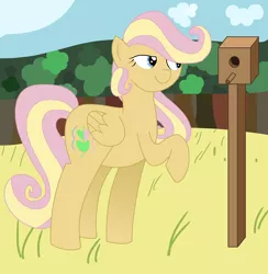 Size: 2172x2227 | Tagged: safe, artist:berrypunchrules, derpibooru import, meadowlark, pony, g3, solo