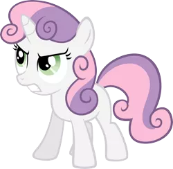 Size: 6000x5847 | Tagged: safe, artist:qazwsx302, derpibooru import, sweetie belle, pony, unicorn, .svg available, absurd resolution, blank flank, female, filly, simple background, solo, transparent background, vector