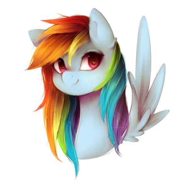 Size: 1617x1639 | Tagged: safe, artist:nutellaakanutella, derpibooru import, rainbow dash, pegasus, pony, female, mare, multicolored hair, simple background, smiling, solo, transparent background, white outline