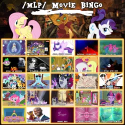Size: 1571x1572 | Tagged: abyssinian, anthro, bingo, capper dapperpaws, derpibooru import, fluttershy, male, moe syzlak, movie, my little pony: the movie, rarity, safe