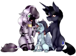 Size: 2575x1884 | Tagged: safe, artist:norrixcurral08, derpibooru import, oc, oc:jewel stand, oc:moonfire, oc:tourniquet, unofficial characters only, unicorn, zebra, colt, jewelmoon, male, parent:oc:jewel stand, parent:oc:moonfire, parents:jewelmoon