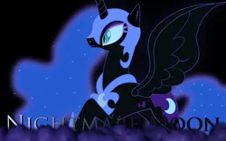 Size: 2560x1600 | Tagged: artist:lextsy, derpibooru import, nightmare moon, safe, solo, text, wallpaper
