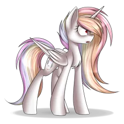 Size: 5004x5000 | Tagged: safe, artist:snowbunny0820, derpibooru import, oc, oc:white rainbow, unofficial characters only, alicorn, pony, absurd resolution, female, mare, simple background, solo, transparent background