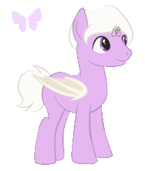 Size: 921x1084 | Tagged: safe, artist:redarmies, derpibooru import, oc, oc:butterfly effect, unofficial characters only, bat pony, animated, cutie mark, gif, moving cutie mark, reference sheet, simple background, solo, third eye, transparent background