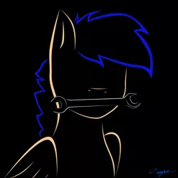 Size: 10000x10000 | Tagged: safe, artist:eag1e-i, derpibooru import, oc, oc:dusty trails, unofficial characters only, pegasus, pony, absurd resolution, black background, male, simple background, solo, stallion