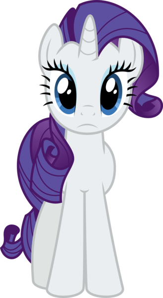 Size: 6400x11664 | Tagged: safe, artist:parclytaxel, derpibooru import, rarity, pony, unicorn, the one where pinkie pie knows, .svg available, absurd resolution, female, frown, looking at you, mare, simple background, solo, stare, transparent background, vector