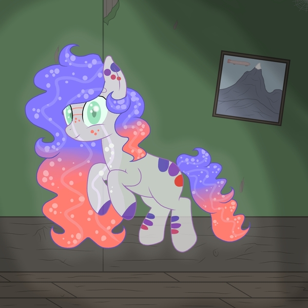 Size: 1050x1050 | Tagged: safe, artist:mruhrwerk, derpibooru import, oc, oc:ghostie, unofficial characters only, ghost, ghost pony, pony, female, mare, monster mare, solo