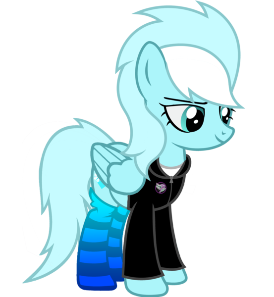 Size: 1280x1388 | Tagged: safe, artist:fletcherthehuntress, derpibooru import, oc, oc:arctic ravish, unofficial characters only, pegasus, pony, clothes, female, mare, simple background, socks, solo, striped socks, transparent background