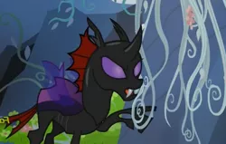 Size: 456x290 | Tagged: changeling, derpibooru import, pharynx, safe, screencap, solo, to change a changeling