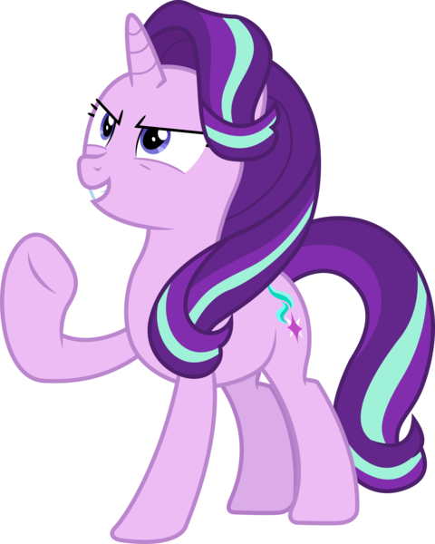 Size: 4652x5818 | Tagged: safe, artist:paganmuffin, derpibooru import, starlight glimmer, pony, unicorn, to change a changeling, spoiler:s07, absurd resolution, assertive, female, mare, simple background, solo, transparent background, vector