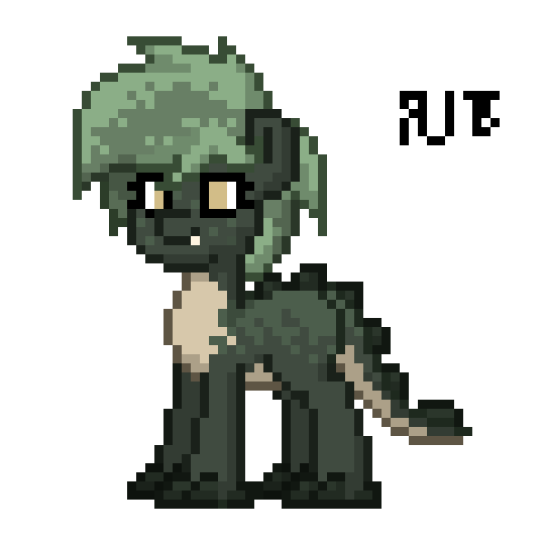 Size: 600x600 | Tagged: safe, artist:radical user 76, derpibooru import, oc, oc:ally-gator, unofficial characters only, alligator, pony, alligator pony, gator pony, gif, non-animated gif, pixel art, simple background, solo, transparent background