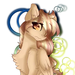 Size: 1000x1000 | Tagged: safe, artist:emerald-bliss, derpibooru import, oc, oc:hazel, unofficial characters only, pegasus, pony, bust, female, mare, portrait, solo