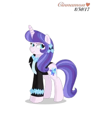 Size: 2048x2732 | Tagged: safe, artist:cinnamon-swirls, derpibooru import, oc, oc:diamond jewel, unofficial characters only, pony, unicorn, clothes, female, jewelry, mare, offspring, parent:fancypants, parent:rarity, parents:raripants, simple background, solo, transparent background