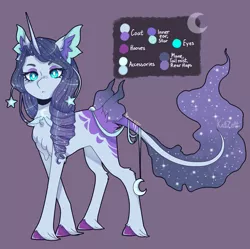 Size: 2543x2530 | Tagged: safe, artist:katzett, derpibooru import, oc, oc:moonlight, unofficial characters only, original species, pony, female, high res, northling, reference sheet, solo