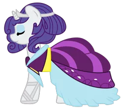 Size: 4247x3788 | Tagged: safe, artist:hendro107, derpibooru import, rarity, pony, unicorn, .svg available, absurd resolution, alternate hairstyle, clothes, dress, eyes closed, female, mare, simple background, solo, transparent background, vector