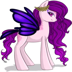 Size: 1024x1025 | Tagged: safe, artist:violentdreamsofmine, derpibooru import, oc, unofficial characters only, fairy pony, pony, butterfly wings, female, mare, simple background, solo, transparent background