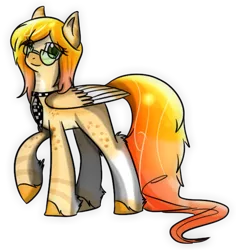 Size: 571x605 | Tagged: safe, artist:crystalchan2d, derpibooru import, oc, oc:alani, unofficial characters only, pony, female, glasses, necktie