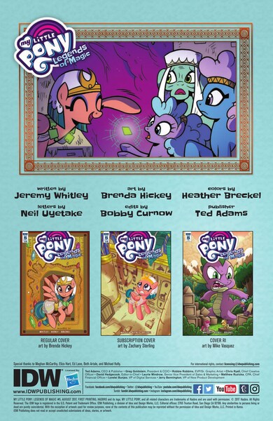 Size: 1920x2953 | Tagged: artist:brendahickey, derpibooru import, glowpaz, idw, preview, safe, somnambula, spoiler:comic, spoiler:comiclom5