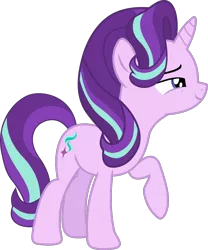 Size: 1408x1696 | Tagged: safe, artist:frownfactory, derpibooru import, starlight glimmer, pony, unicorn, to change a changeling, .svg available, blue eyes, cutie mark, female, horn, mare, multicolored hair, simple background, solo, svg, transparent background, vector