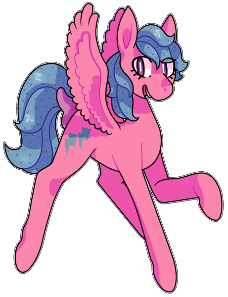 Size: 1919x2495 | Tagged: artist:moeclere, bow, derpibooru import, firefly, g1, hooves up, looking at you, safe, simple background, tail bow, transparent background, wings