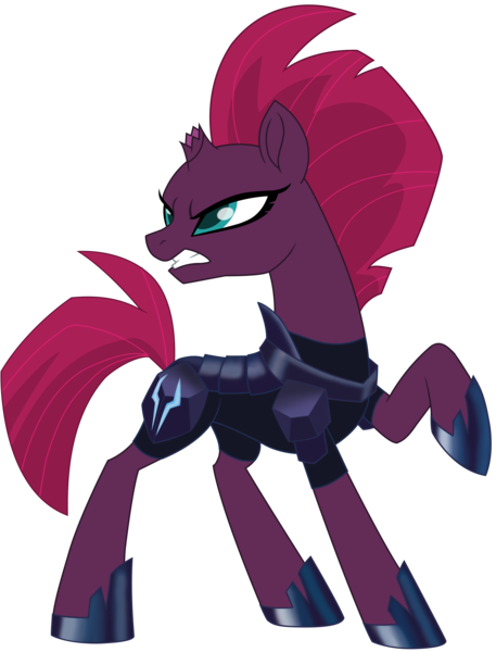 Size: 5678x7460 | Tagged: safe, artist:ejlightning007arts, derpibooru import, tempest shadow, pony, unicorn, my little pony: the movie, absurd resolution, armor, broken horn, female, mare, original vector, simple background, solo, transparent background, vector