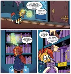 Size: 1170x1222 | Tagged: artist:brendahickey, derpibooru import, idw, safe, spoiler:comic, spoiler:comiclom5, sunburst