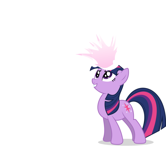 Size: 3460x3048 | Tagged: safe, artist:hornflakes, derpibooru import, twilight sparkle, pony, unicorn, female, high res, magic, mare, simple background, solo, transparent background, unicorn twilight, vector