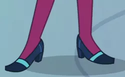 Size: 285x175 | Tagged: safe, derpibooru import, screencap, principal abacus cinch, equestria girls, friendship games, clothes, cropped, legs, pictures of legs, shoes