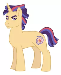 Size: 800x979 | Tagged: safe, artist:cascayd, derpibooru import, oc, oc:starswirl, unofficial characters only, unicorn, offspring, parent:flash sentry, parent:twilight sparkle, parents:flashlight, solo