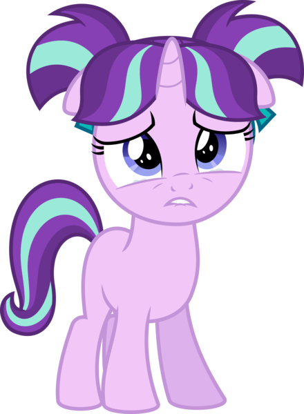 Size: 6400x8725 | Tagged: safe, artist:parclytaxel, derpibooru import, starlight glimmer, pony, unicorn, the cutie re-mark, .svg available, absurd resolution, crying, cute, female, filly, frown, glimmerbetes, hugs needed, pigtails, sad, sad face, sadlight glimmer, simple background, solo, transparent background, vector